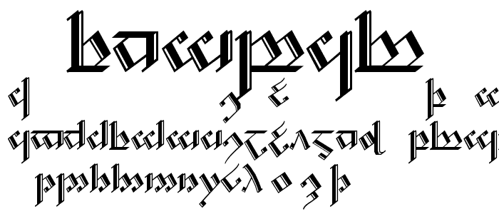 Tengwar Noldor 2 font